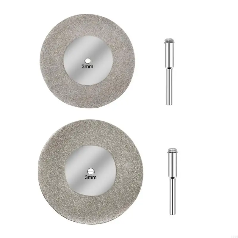 R1WB 50/60mm Diamond Cutting Disc Grinding Wheel Circular 3mm Shank Drill Bit Rotary Tool