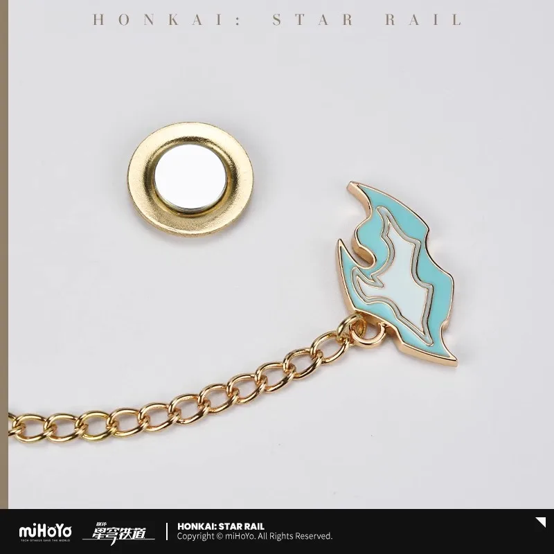 miHoYo Honkai: Star Rail Official Anime & Game Peripherals Master Tail Theme Series Plush Badge DIY Accessory Holiday Gift