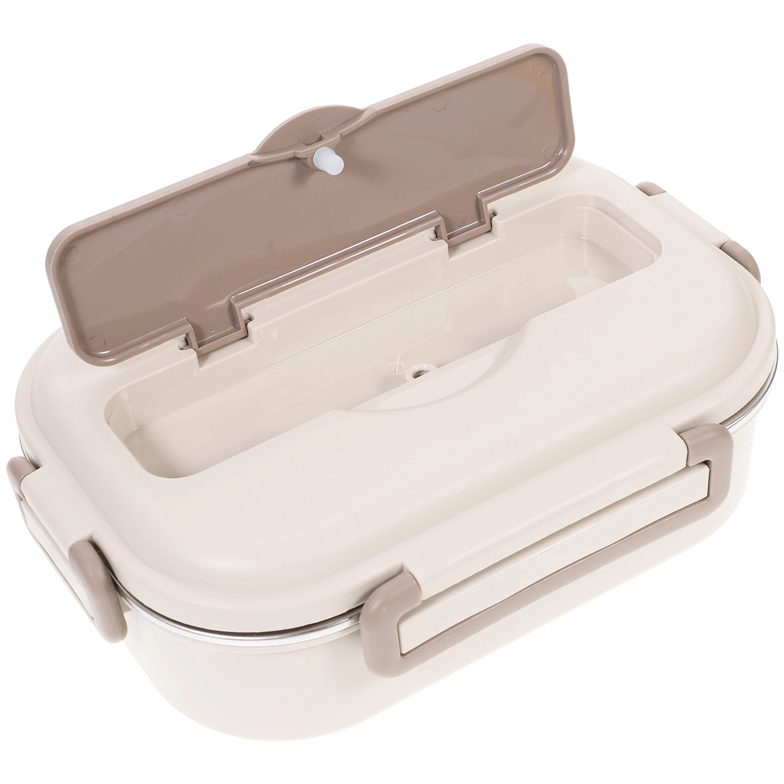 

Stainless Steel Lunch 1000ML Leak Proof Insulated Kids Compact Meal Box Food Container Reusable Square