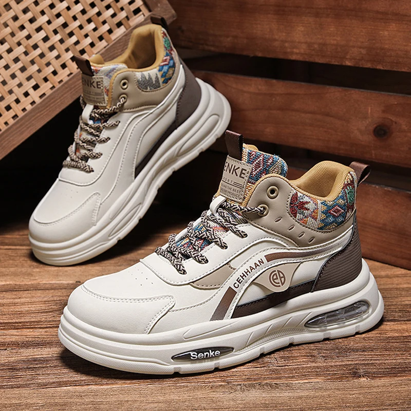 

Men Sneakers Air Cushion Vulcanized Trainers Winter Male Casual Shoes Trend Outdoor Vulcanized Sneakers Jogging Running Shoes