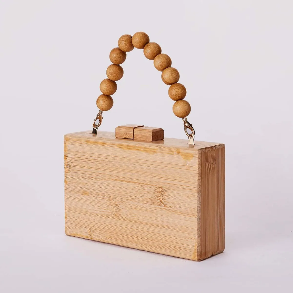 

Handmade Girl Rattan Cane Bag Party Evening Female Mini Flap Beaded Handle Box Clutches Women New Totes Lady Wallet Handbags