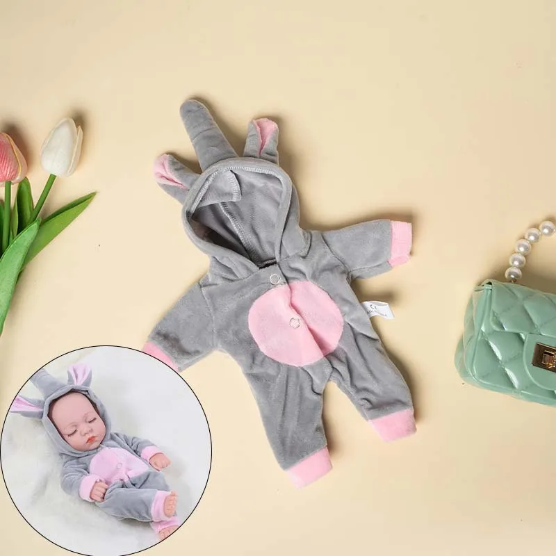 ชุดจั๊มสูทเดรสตุ๊กตาเด็ก 1 ชุด ขนาด 30 ซม. สำหรับตุ๊กตาเด็กผู้หญิงขนาด 11.81 นิ้ว ของเล่นตุ๊กตาทำมือ ชุดตุ๊กตา DIY