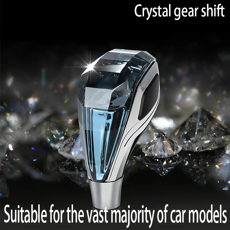 

Crystal gear lever Customized logo Gear head FOR Nissan SKODA Tesla oyalroyal Automotive parts modification