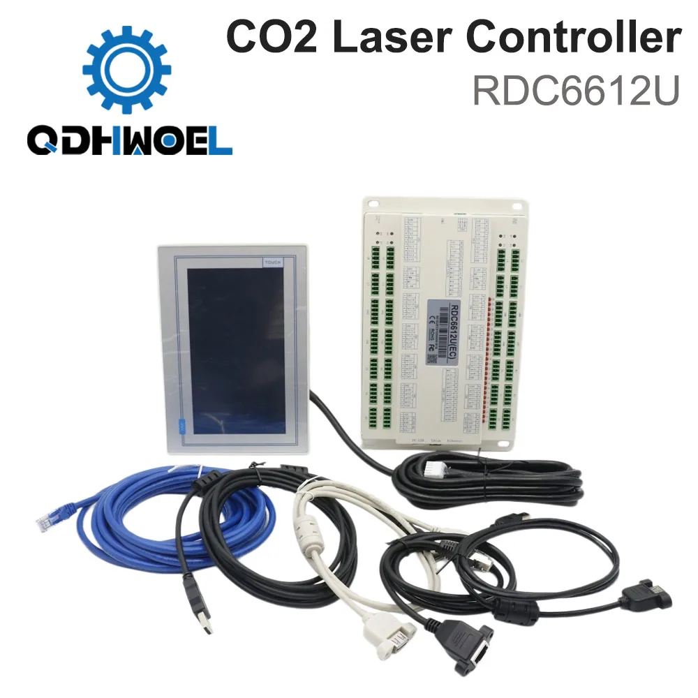 RDC6612U Dual Coordinate System Four-Head Inter-Shift Asynchronous CO2 Laser Controller for Laser Engraving Machine