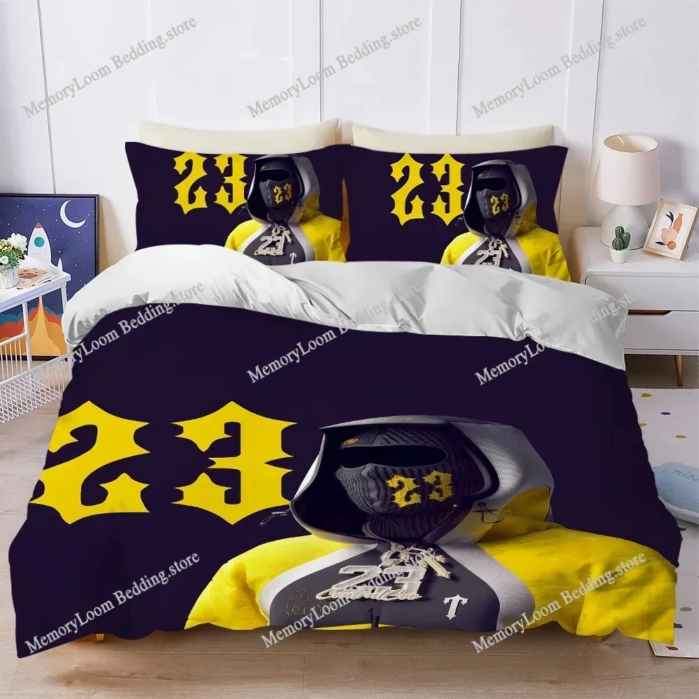 Rapper C-Central Cee Duvet Cover Set Home Style Bedding Soft Laundry Cotton Bed Four Seasons Student Dormitory Home Textile741