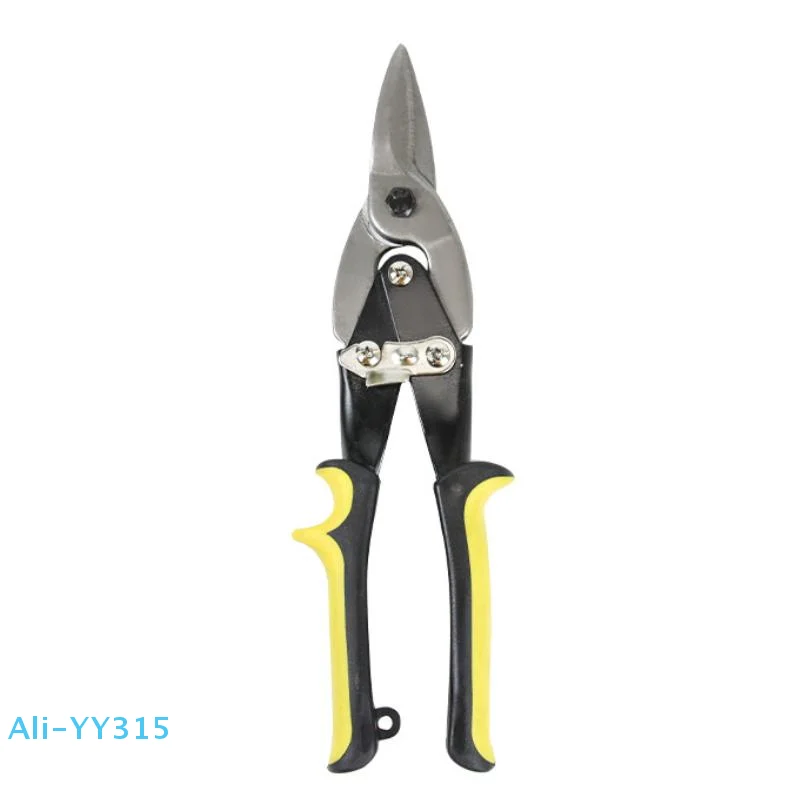 【Y】10 Inch Aviation Tin Snips Heavy Duty Chrome Vanadium Steel Metal Cutter Shears For Cutting Sheet Metal