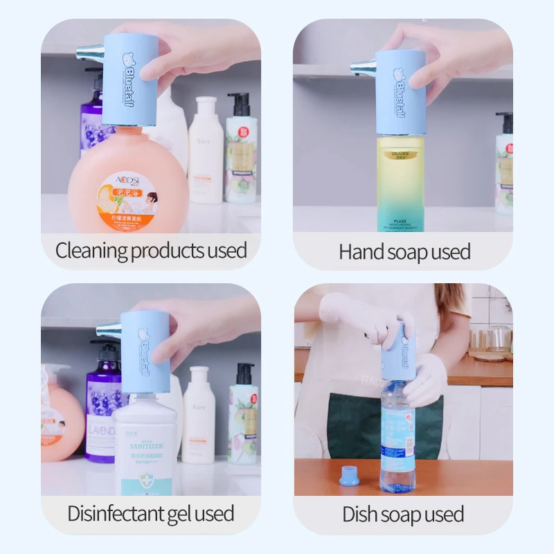 [Lade upgrade] Automatische reinigung telefon fall induktion blase haushalt kinder elektrische seife flüssigen schaum hand sanitizer