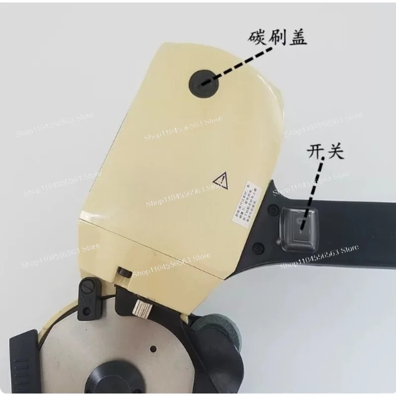 

New YJ-100A Electric Round Knife Fabric Cutter 100MM Blade Cloth Cutting Machine For Garment Processing