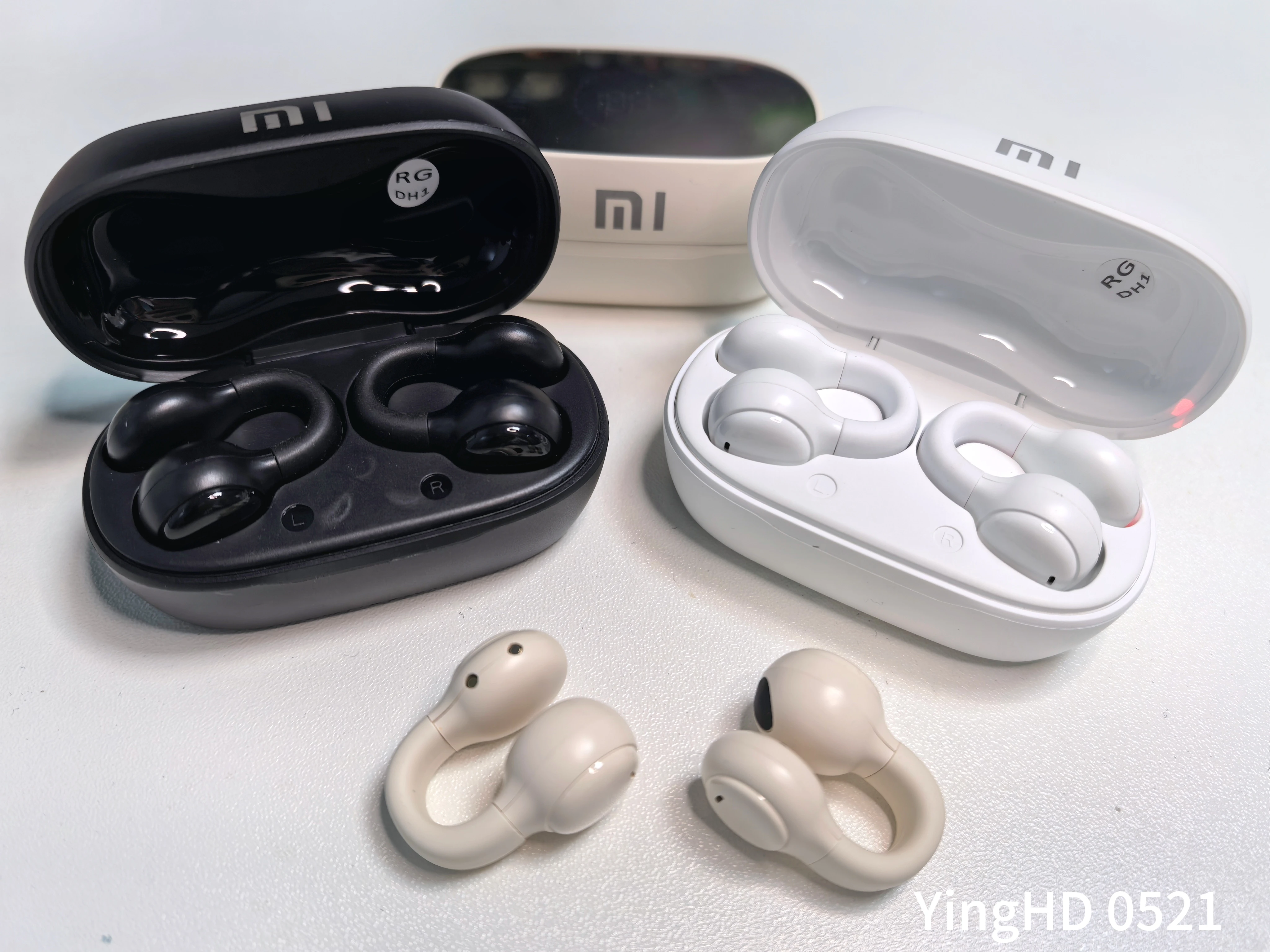Xiaomi M47 Earphone Konduksi Tulang Nirkabel Bluetooth 5.3 dengan Mikrofon, Peredam Kebisingan untuk Olahraga, Earphone Stereo HiFI