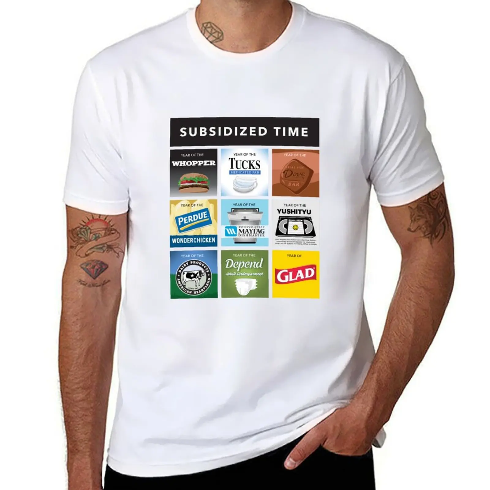 

Subsidized Time - Infinite Jest T-Shirt vintage T-shirts oversize mens designer t shirt