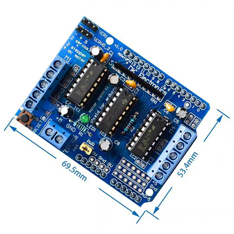 L293D motor control shield motor driver expansion board