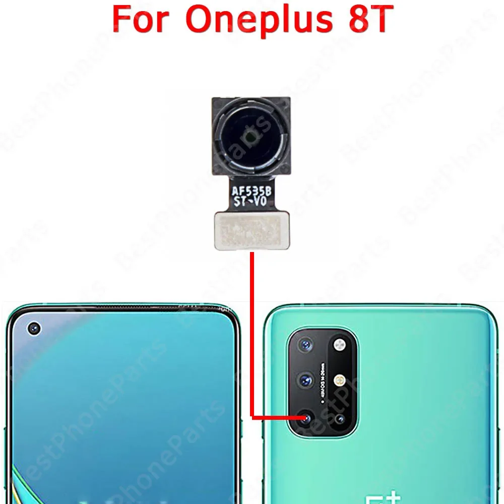 Front Big Rear View Camera Module For Oneplus 8 Pro 1+ 8T 5G One Plus Facing Selfie Back Camera Replacement Spare Parts