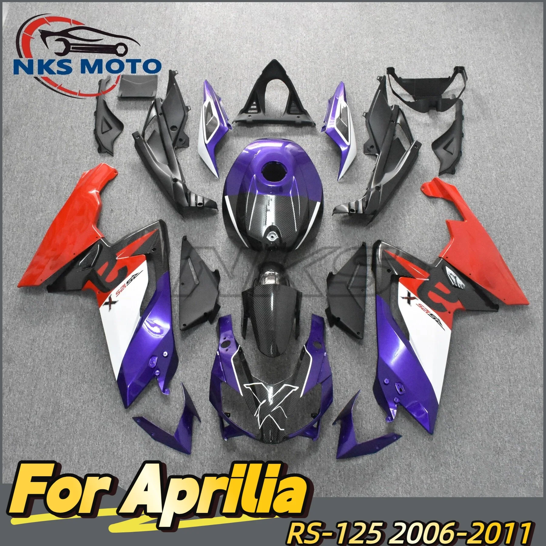 

For Aprilia RS4 125 50 2006 2007 2008 2009 2010 2011 Unpainted Fairing Components Bodywork Injection Molding Cowling Accessories