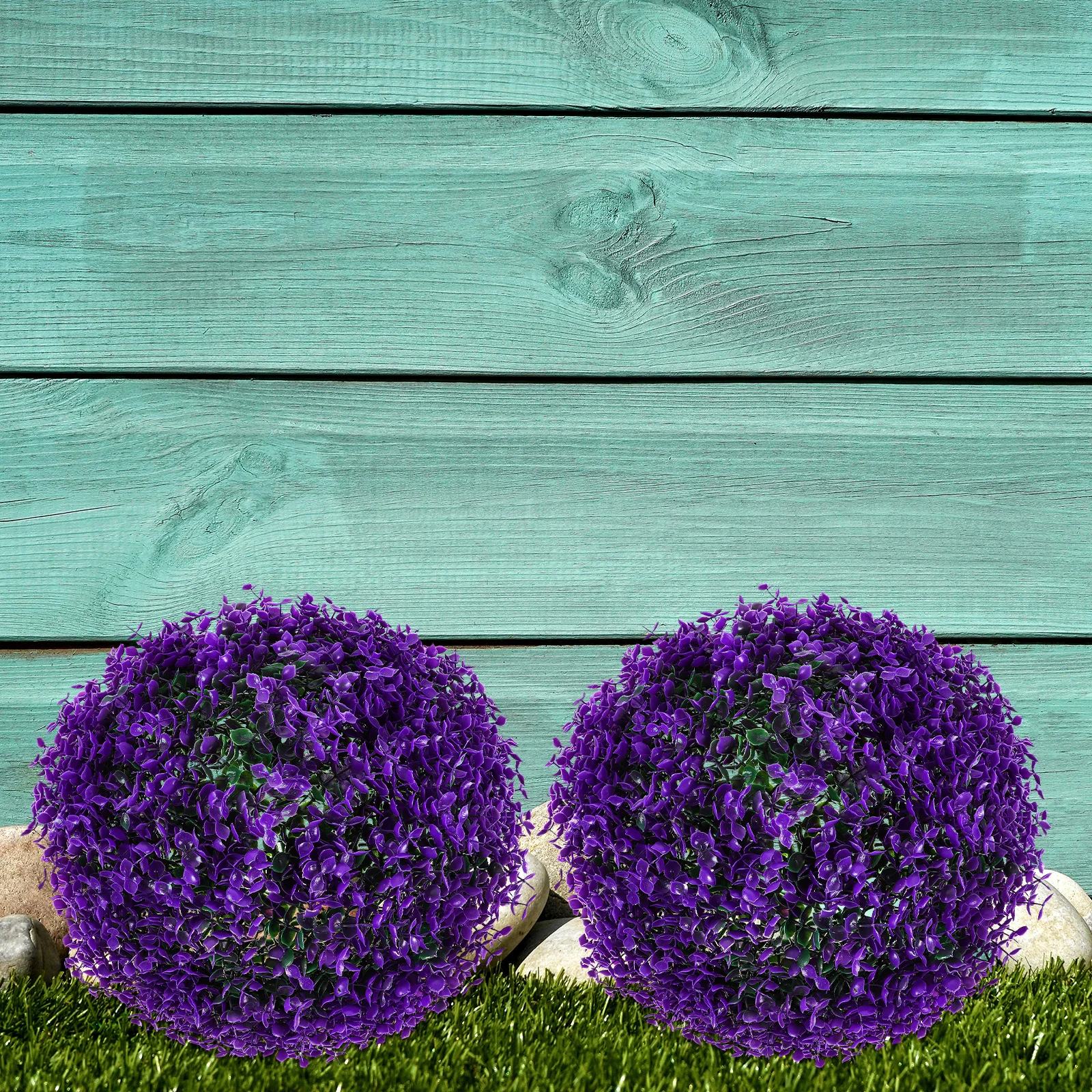 

Artificial Eucalyptus Leaf Plant Balls 25cm Orange Lightweight Indoor Outdoor Wedding Grass Topiary Sphere Simulated