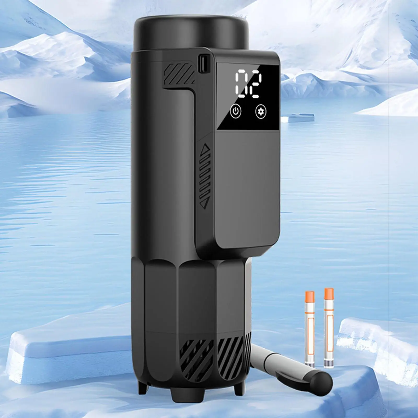 

Insulin Pen Cooler Portable Reusable with Temperature Display Medication Cooler