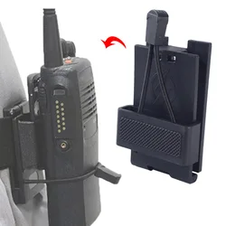 Custodia per radio tattica con supporto per radio per cintura da lavoro con clip da cintura Accessori per le forze dell'ordine Custodia per walkie-talkie Custodia MOLLE