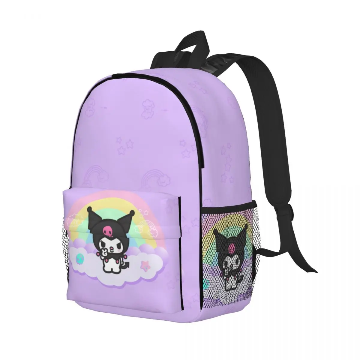 Sanrio Hello Kitty Bedrukt Lichtgewicht Casual Schooltas Voor School, Buiten, Winkelen, Kantoor 15Inch