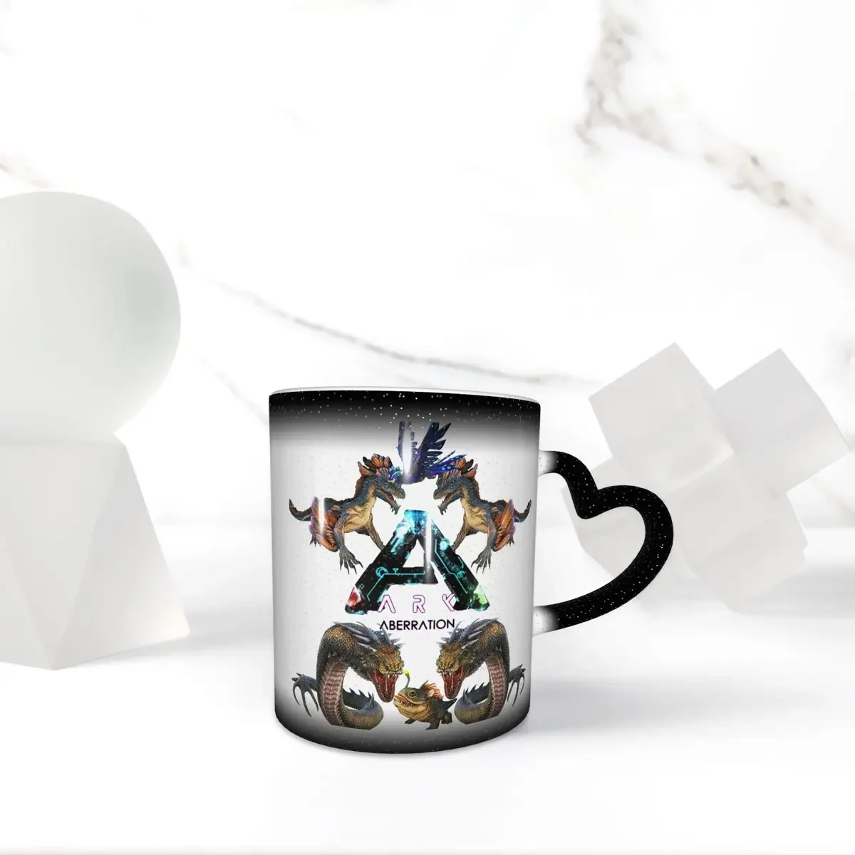Tasse à café en céramique amusante Ark Survival Evolved Aberration, tasses à thé, tasses à lait, vaisselle, cadeau pour femme et homme