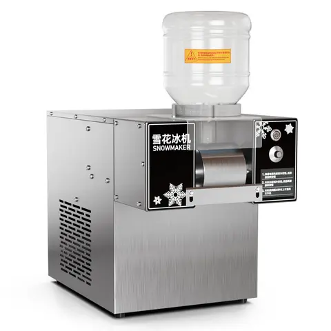 60KG/24h Mini Snow Ice Maker Shaver Machine Europe Snowflake Ice Machine Korea Bingsu Machine Snowflake Ice Shaving Machine