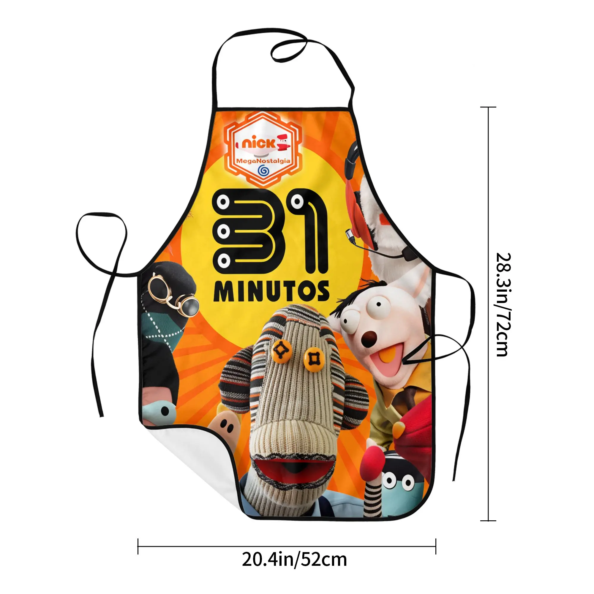 Comedy 31 Minutos Sketches Apron  Cleaning Barber Kitchen Accessories Restraunt Fashion Aprons without Pocket