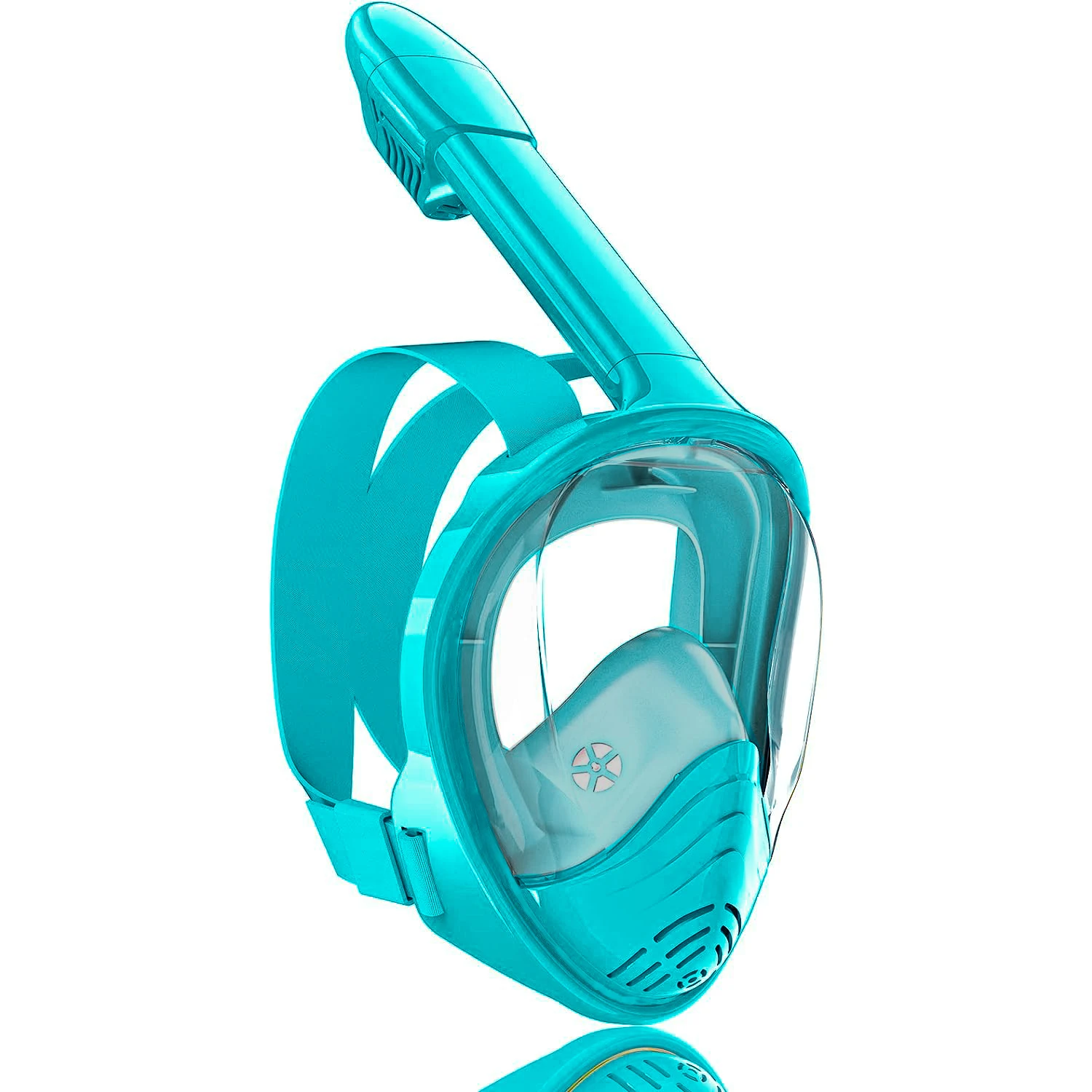 Professioneel snorkelen duikmasker opvouwbaar 180 graden onderwater duiken volgelaatssnorkelmasker anti-condensbril voor kinderen zwemmen