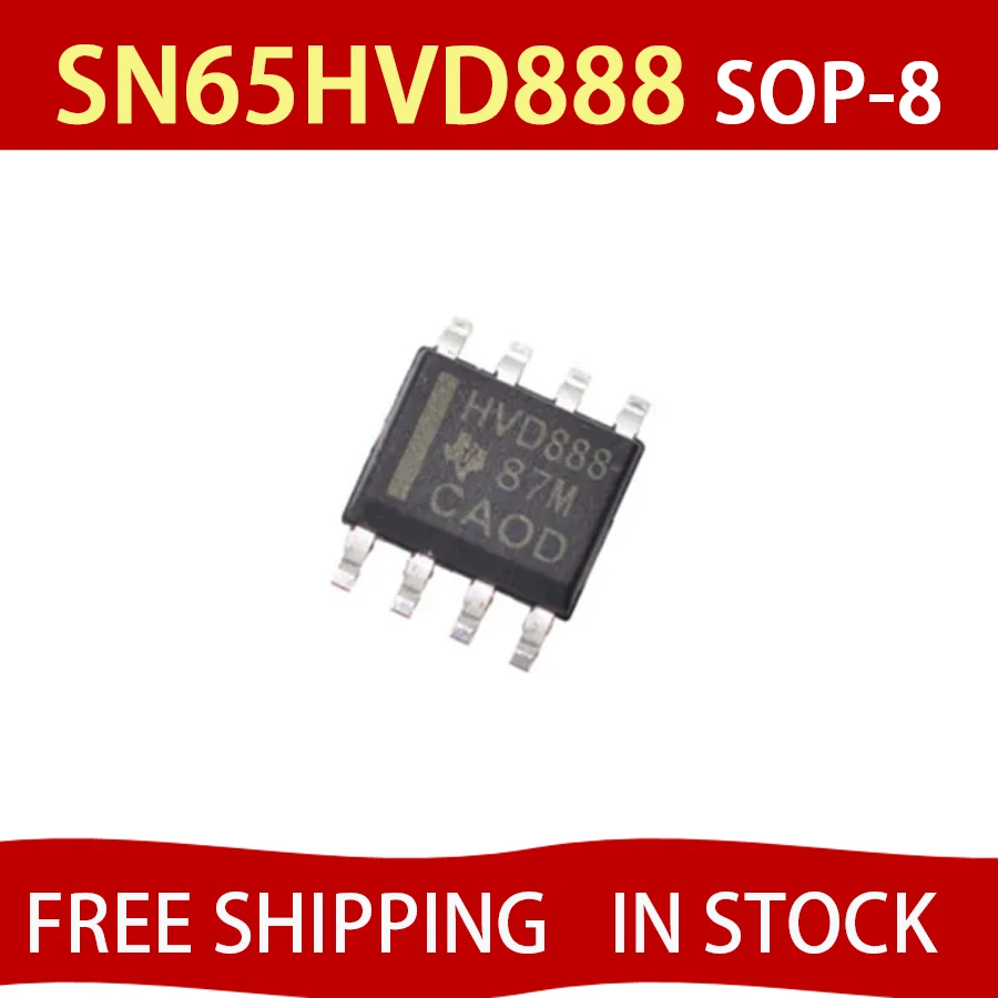 2pcs SN65HVD888DR SN65HVD888 SN65HVD 888 SOP-8 HVD888 Transceiver chip original