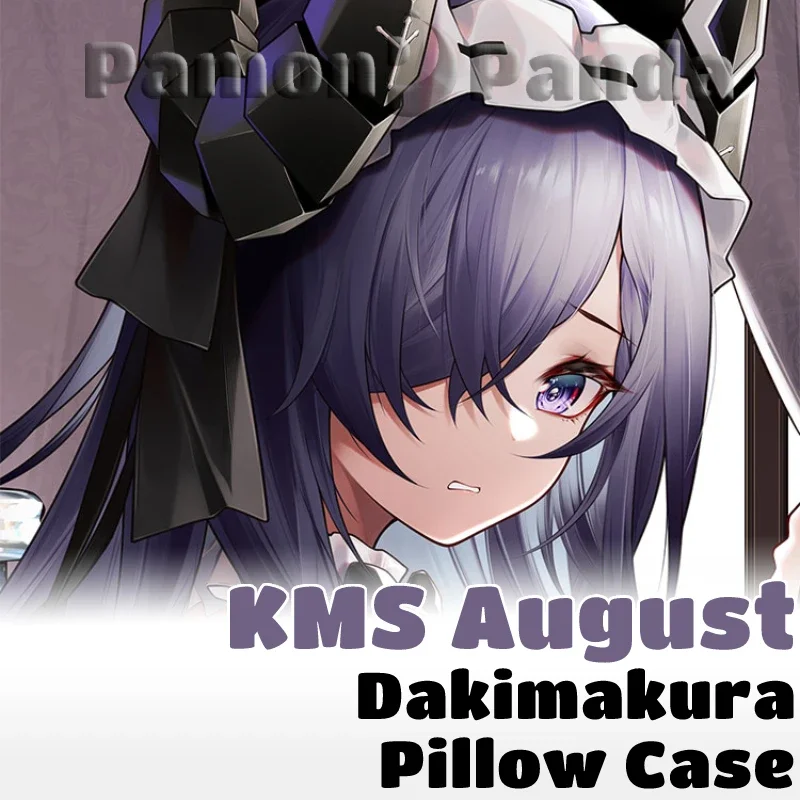 KMS August Dakimakura Game Azur Lane Full Body Pillow Case Sexy Hugging Cushion Cover Pillowcase Home Otaku Bedding Decor Gift