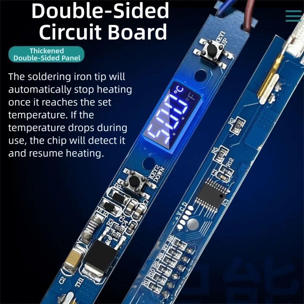 New Adjustable Temperature Electric Soldering Iron 80W 220V LCD Welding Tools Internal Heating Welding Pen