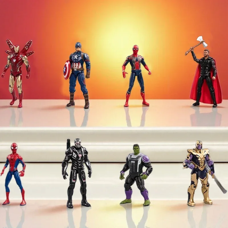 ZD Toys Official Avengers Legends: الرجل الحديدي، الرجل العنكبوت، ثور، كابتن أمريكا، ثانوس، هالك، شخصيات آلة الحرب #1