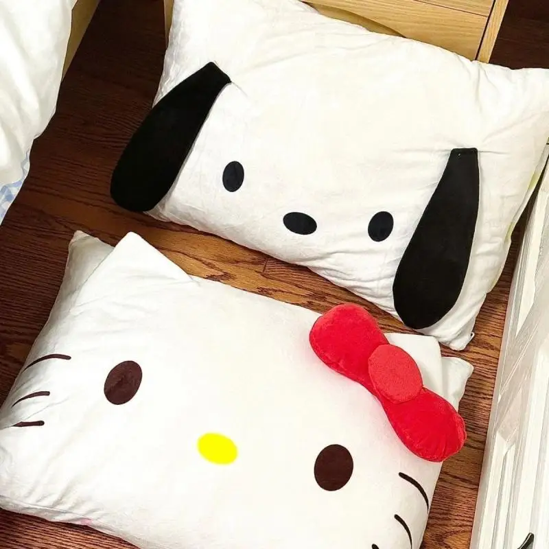 

Sanrio Hello Kitty наволочка Pochacco наволочка милый узор студенческое общежитие подарки для детей мультфильм мягкий двусторонний плюш