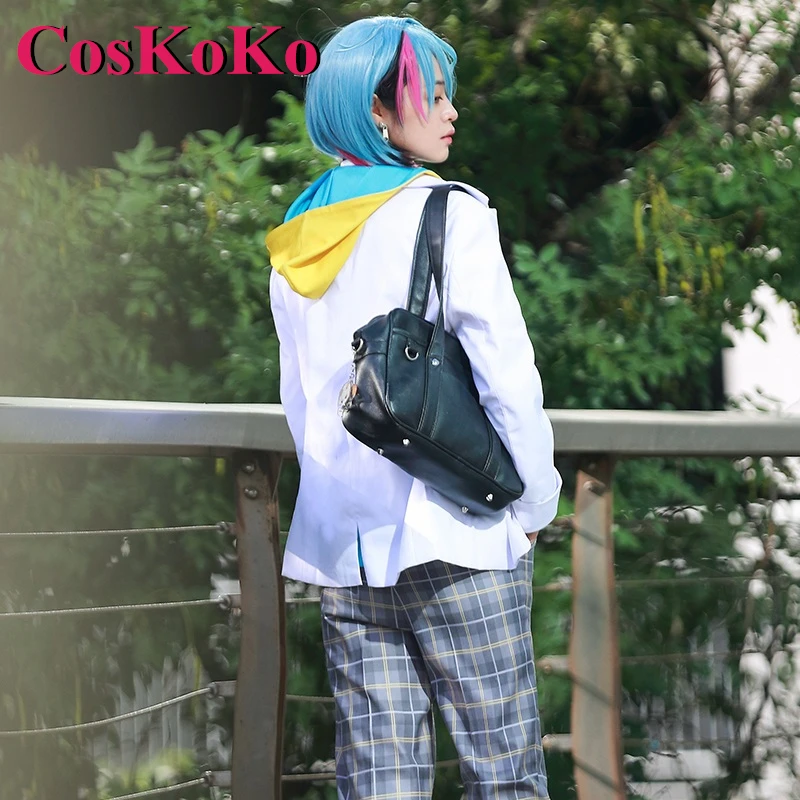 CosKoKo Kyo Kaneko Cosplay Anime Vtuber Nijisanji ILUNA Costume Fashion Uniforms Men Full Set Party Role Play Clothing S-XXL