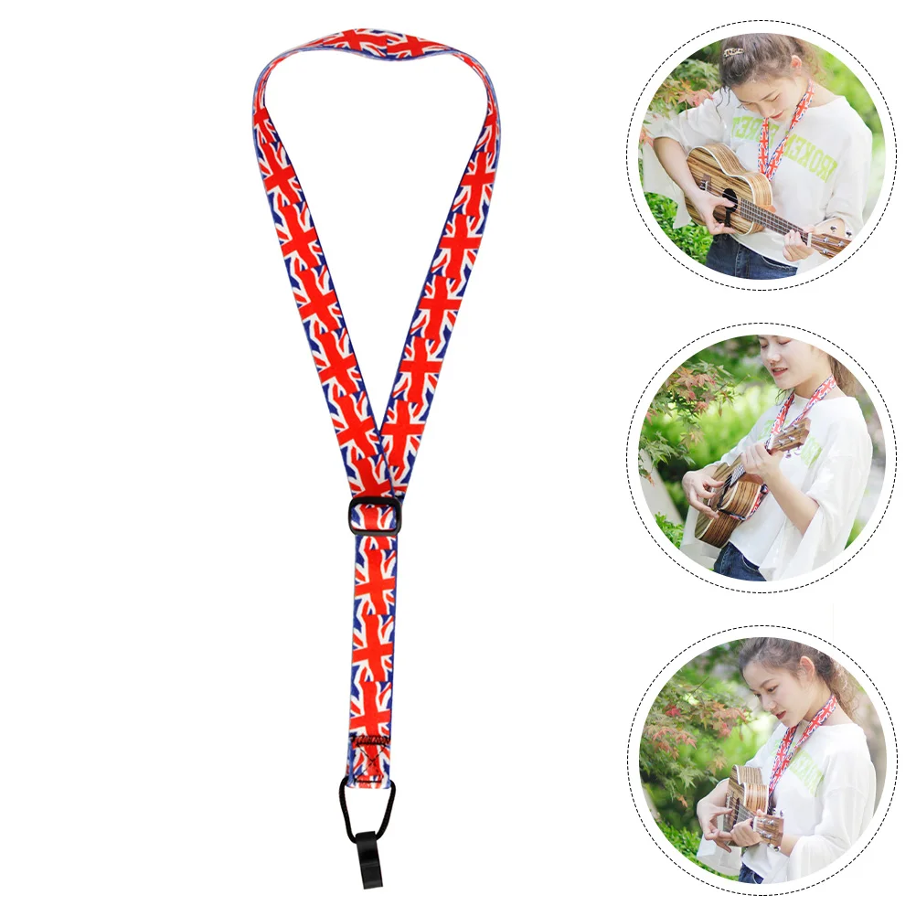Ukulele Neck Belt Strap Electric Guitar Musical Instrument Accessory Bass Accessories Carbon