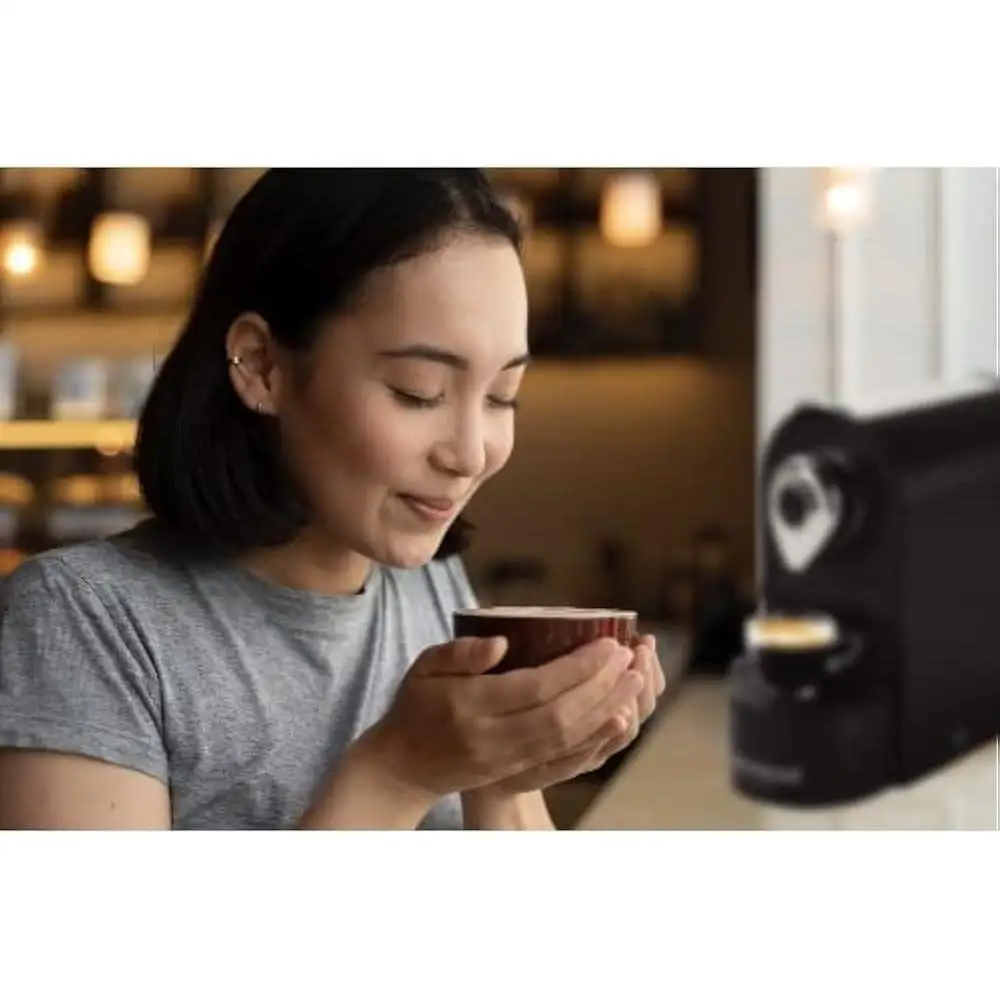 Espresso Machine Single Serve Coffee Maker Compatible with Nespresso Original Capsules Programmable One Touch Quick Heat Up