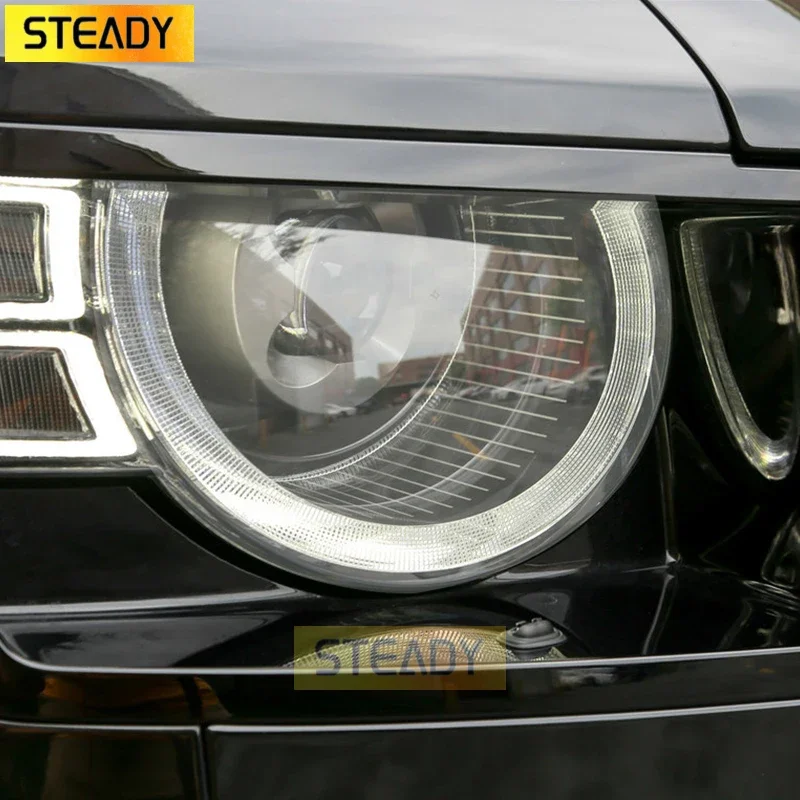 

2 Pcs Car Front Light Transparent TPU Sticker Headlight Protective Film For Range Rover Sport Evoque Velar Defender Discovery