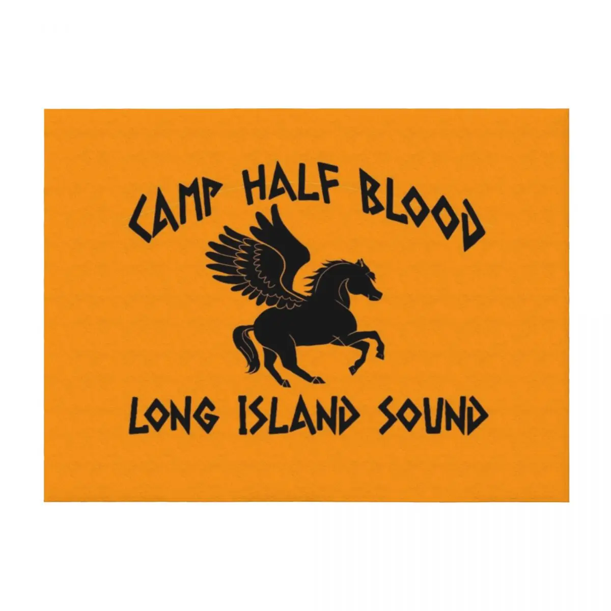 

Percy Jackson - Camp Half Blood Logo Throw Blanket Retros Quilt Plush Baby Blankets