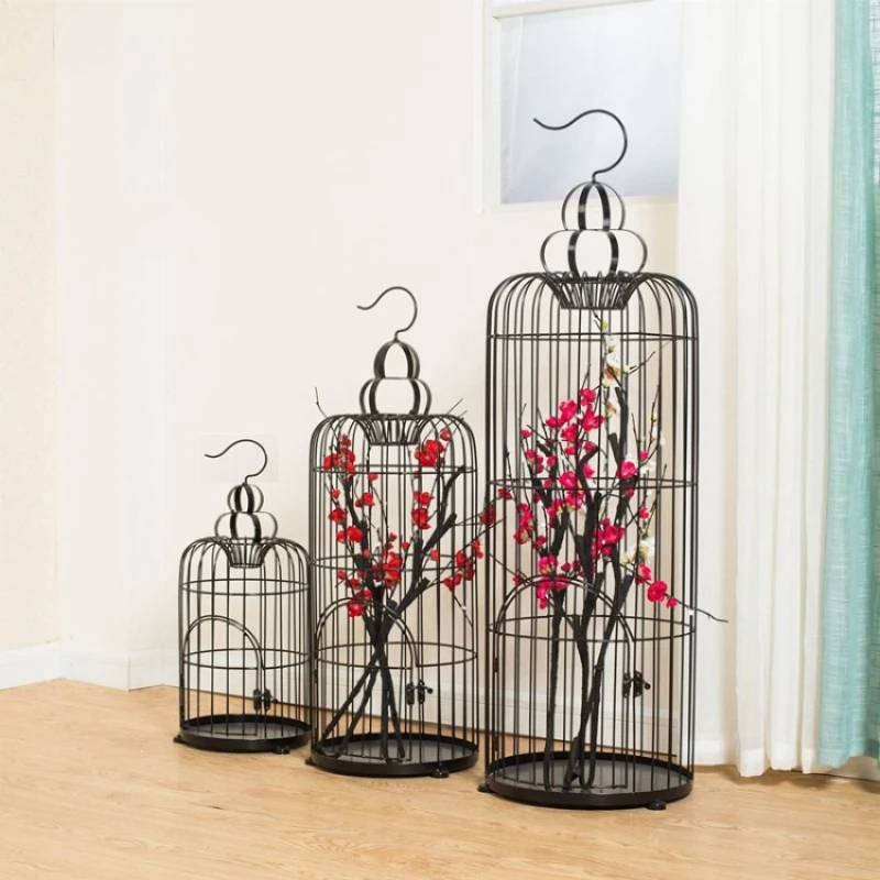 

Luxury Metal Bird Cages Budgie Canary Breeding Bird Cages Park Large Outdoors Maison Oiseaux Exterieur Birdhouse Outdoor WZ50BC