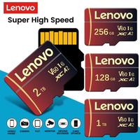 Lenovo 2TB Micro TF SD Card U3 High Speed 1TB SD Card A2 TF Card 512GB Memory Card 128GB For Camera UAV SD Adapter