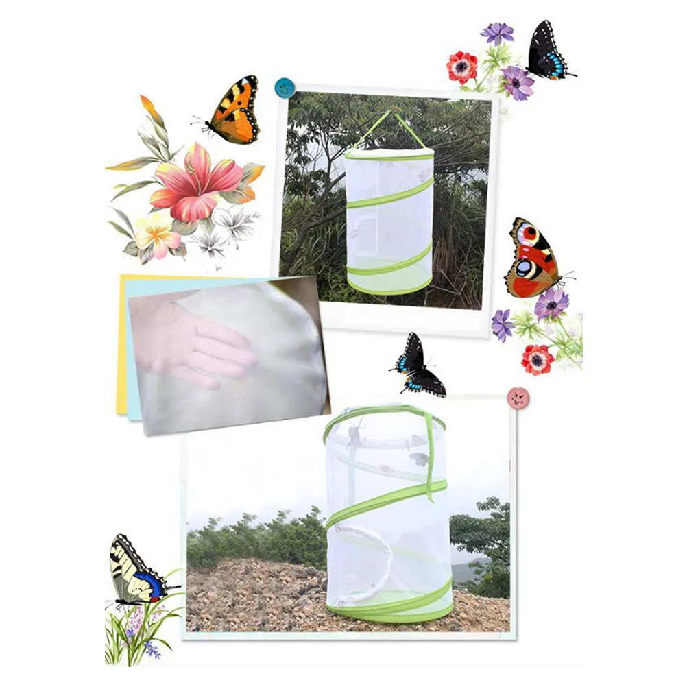 

Insect Catching Cage for Children Portable Bug Habitat with Handle Outdoor Exploration Educational Tool Cognitive Development