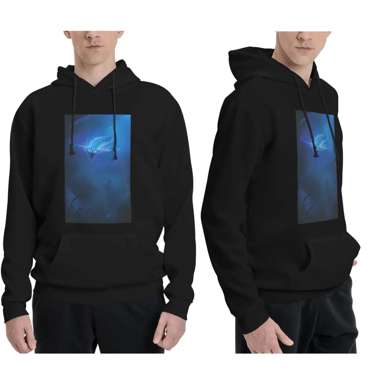 Subnautica - Sudaderas con capucha de Ghost Leviathan para hombre y mujer, jersey informal, sudaderas de moda de manga larga con capucha para Otoño e Invierno