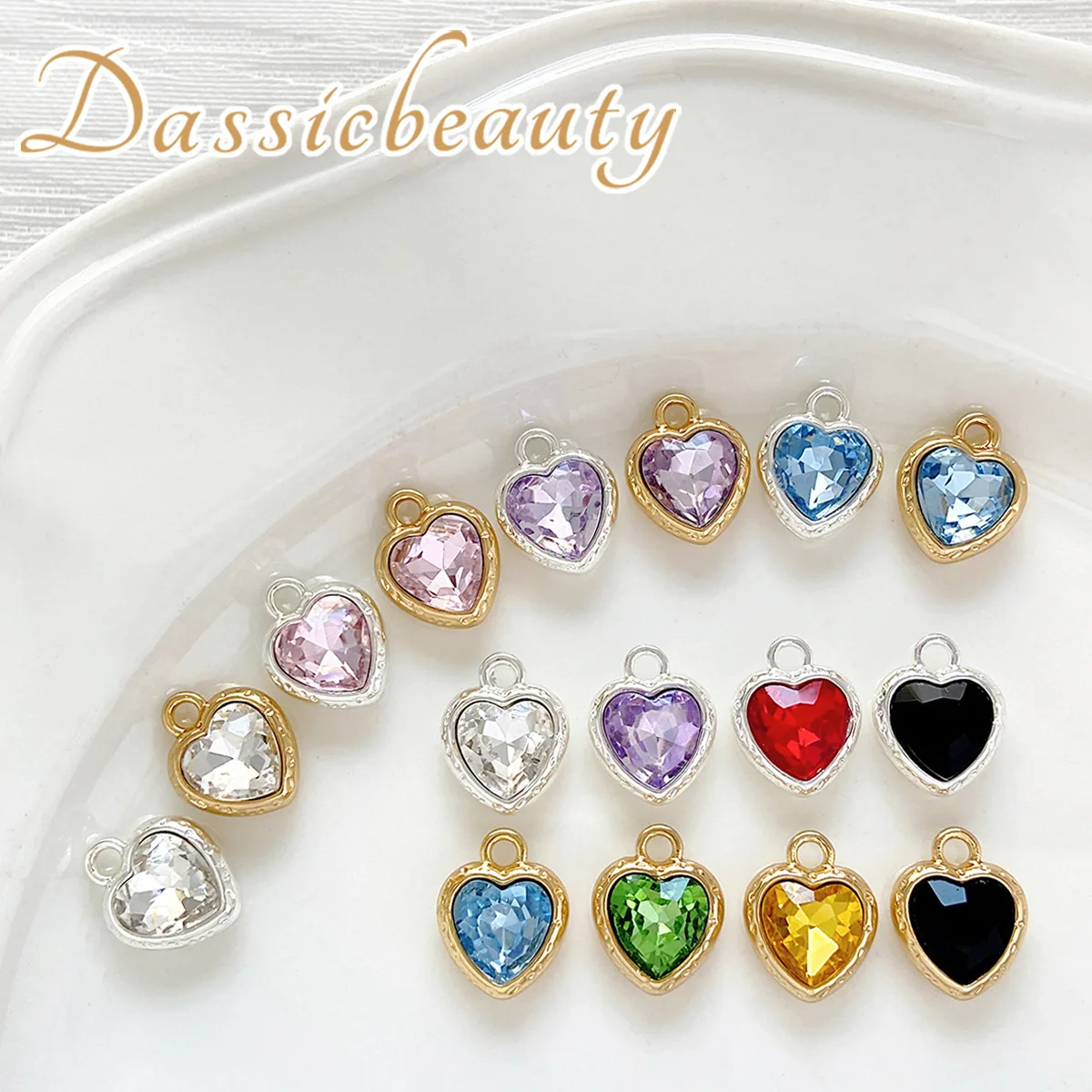 

10pcs Hot Love Heart Jewelry Pendant Charms Alloy Pendants Handmade Necklace Earrings Connectors Diy Jewelry Making Findings