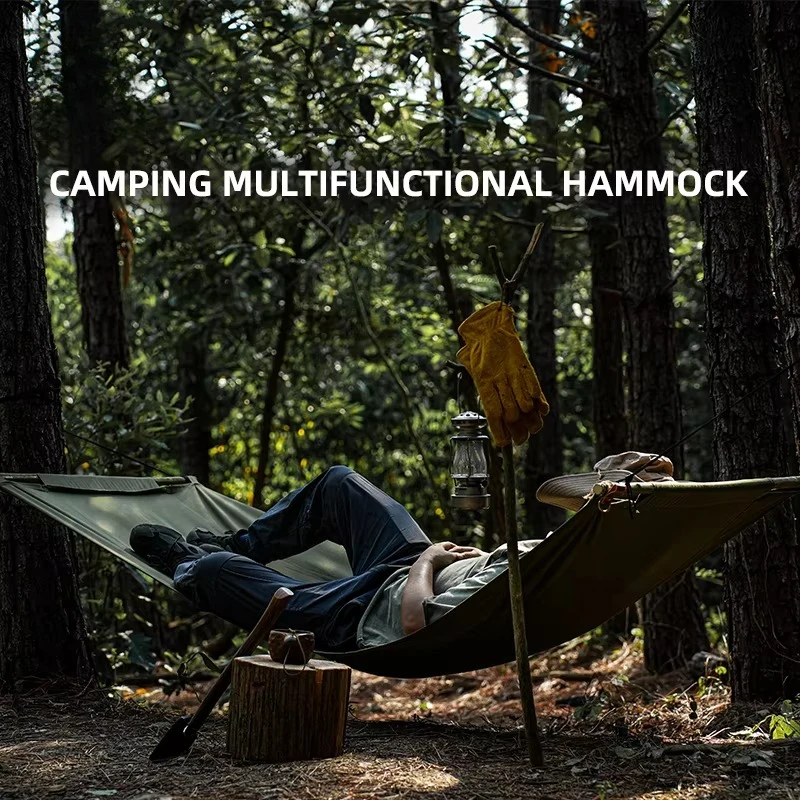 

Three-in-One Windshield Wall Jungle Hammock Single Survival Recliner For Camping Hiking & Climbing Outdoor Bushcraft Supplies