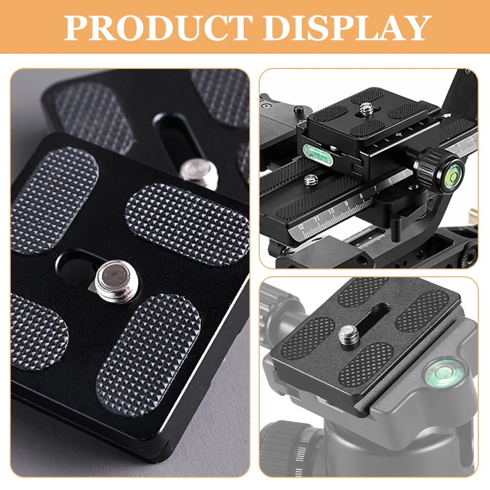

2 Pcs Tripod Quick Release Plate Camera Insert Mount Accessory for Attachment