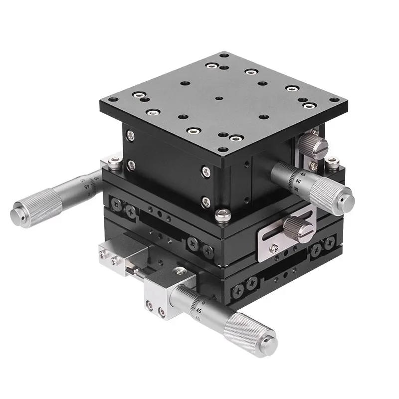 Axis Slide Table Three-axis Movement Manual Displacement Lift Table Optical Movement