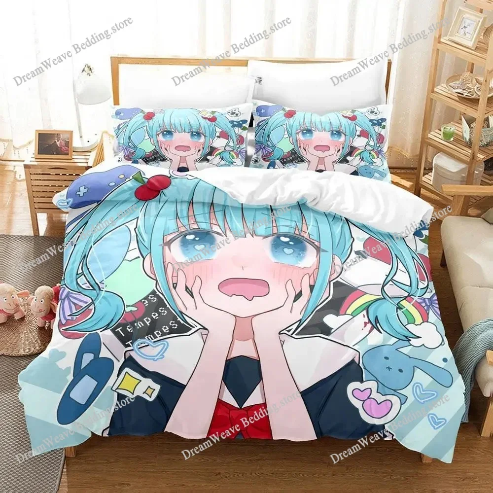 

New 3d Print Anime Magical Girl Site Duvet Cover Bedding Set Polyester Pillowcases Quilt Cover Home Decor Gift Twin King Queen74