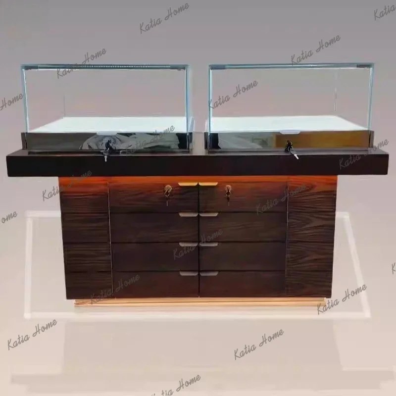 LD Luxury Display Jewelry Cabinet Boutique Medieval Beautiful Jewelry Cabinet Modern Living Room Furniture