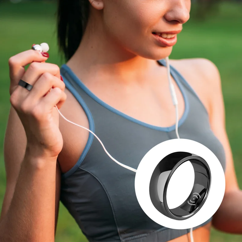 Fitness Tracker Ring Unisex Smart Sports Fitness Rings Heart Rate Sleep Monitor For Running Yoga Cycling Walking And Hiking