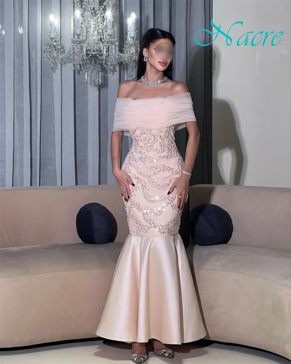 Роскошное атласное вечернее платье с вырезом лодочкой по индивидуальному заказу, простые платья русалки для выпускного вечера, современные платья с короткими рукавами для особых случаев