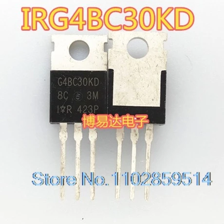 10PCS/LOT IRG4BC30KD G4BC30KD 600V TO220 IGBT