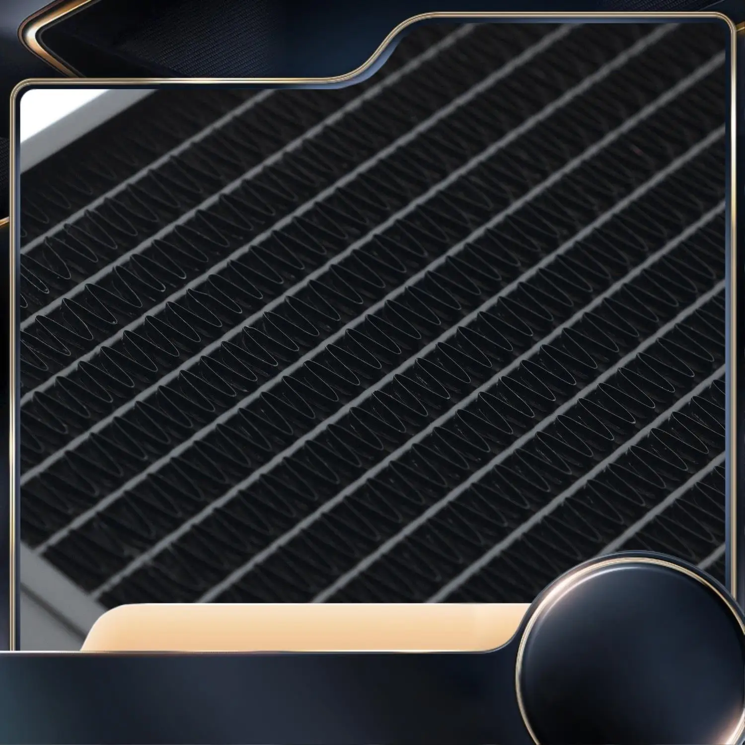 

FREEZEMOD TSRP-HP45-360 360Mm Computer Pc Water Cooler Copper Radiator Double Layers 45MM Thick Copper Fins G1/4-N34R