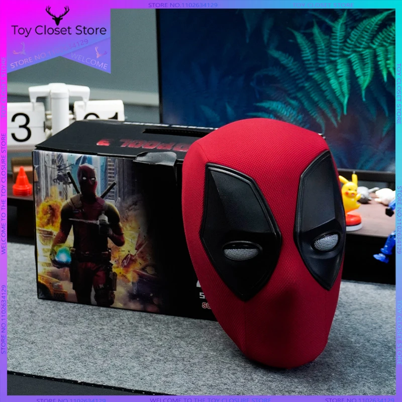 High Quality Deadpool 3 Hooded Mask Batman Marvel Comics Dressed Up Hand-Painted Mask For Children'S Gifts